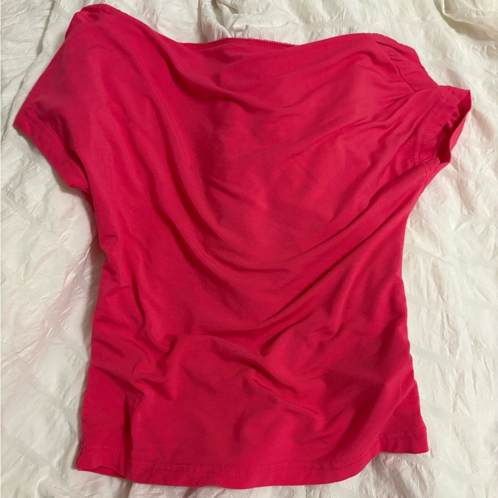backless batwing sleeve tee